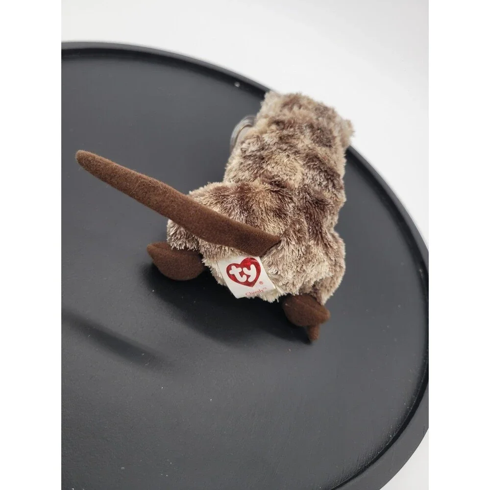 2004 Vintage Ty Beanie Baby CHEESLY Mouse Rat Plush Toy with Tags